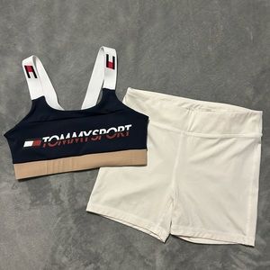 Tommy Hilfiger Sports Bra with shorts
